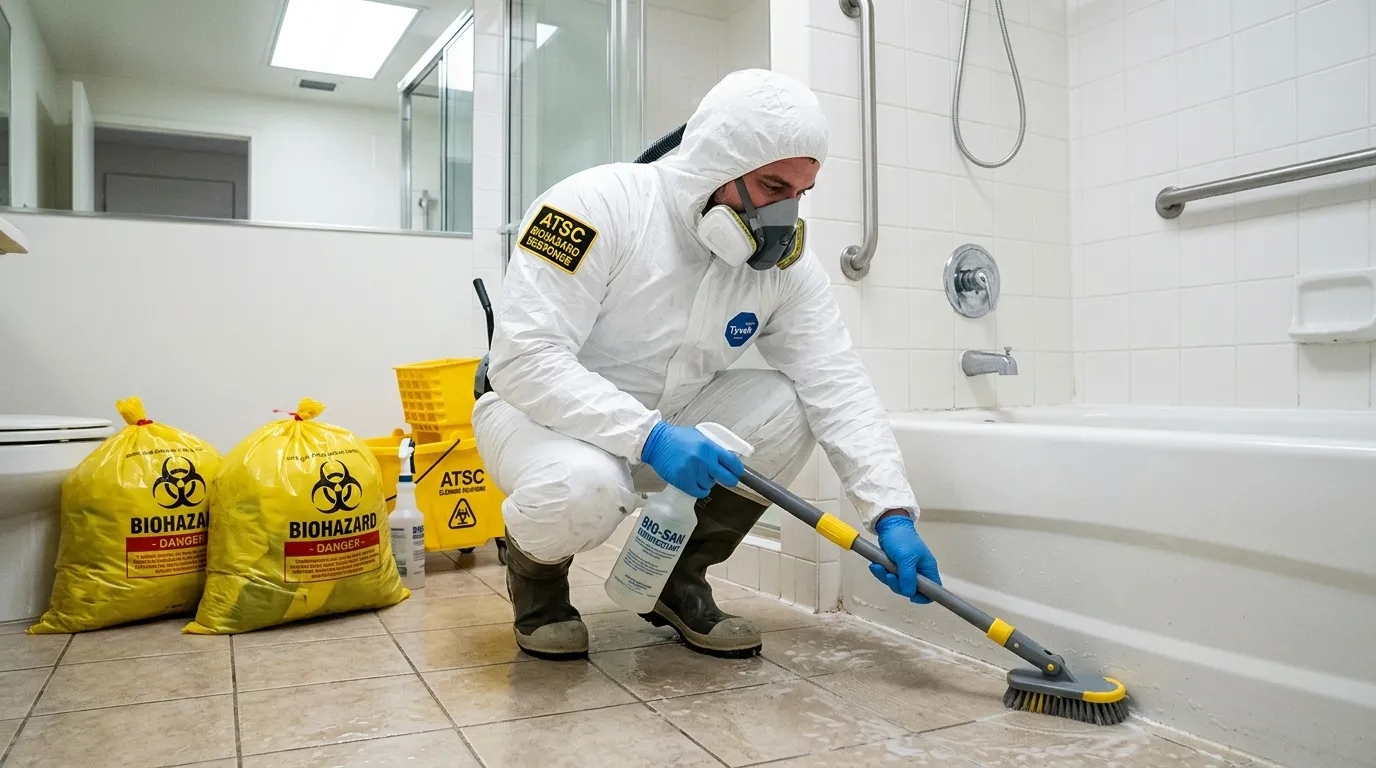 Decontamination equipment deployed for Blood Cleanup in Maysville